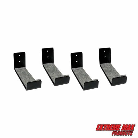 EXTREME MAX Extreme Max 3006.8438.2 Minimalist Wall-Mount Naked Surfboard Rack / Display Mount - Value 2-Pack 3006.8438.2